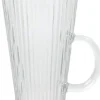 Latte machiato glas Lines transparant 500 ml
