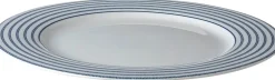 Laura Ashley bord Candy Stripe blauw D 23,4 H 1,7 cm