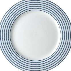 Laura Ashley bord Candy Stripe blauw D 23,4 H 1,7 cm