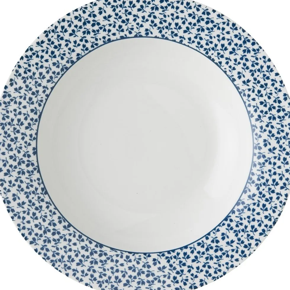 Laura Ashley dinerbord Floris blauw D 22 H 4 cm