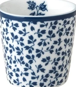 Laura Ashley eierdop Floris blauw D 5,1 H 4,9 cm