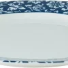 Laura Ashley gebaksbord Alyssa blauw D 18 H 1,7 cm