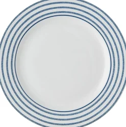 Laura Ashley gebaksbord Candy Stripe blauw D 18 H 1,7 cm