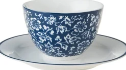 Laura Ashley kop en schotel Alyssa blauw 0,26 L
