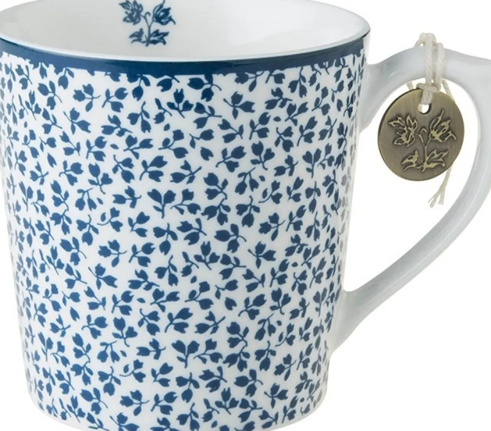 Laura Ashley mok Floris blauw 0,35 L