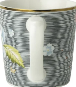 Laura Ashley mok Midnight Pinstripe blauw 0,35 L
