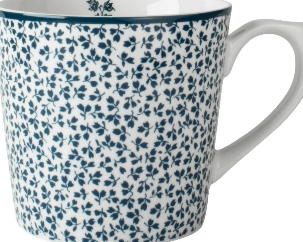 Laura Ashley mok XL Floris blauw 540 ml