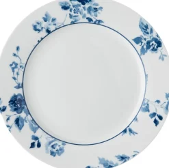 Laura Ashley ontbijtbord China Rose blauw D 20 H 1,9 cm