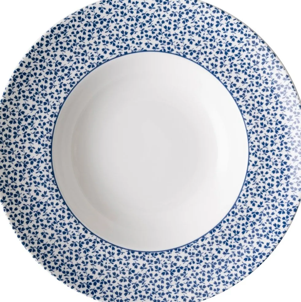 Laura Ashley pastabord Floris blauw D 27,5 H 5,4 cm