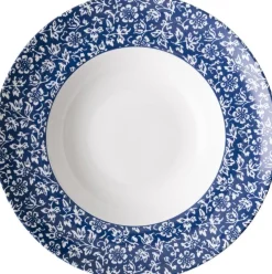 Laura Ashley pastabord Sweet Allysum blauw D 27,5 H 5,4 cm