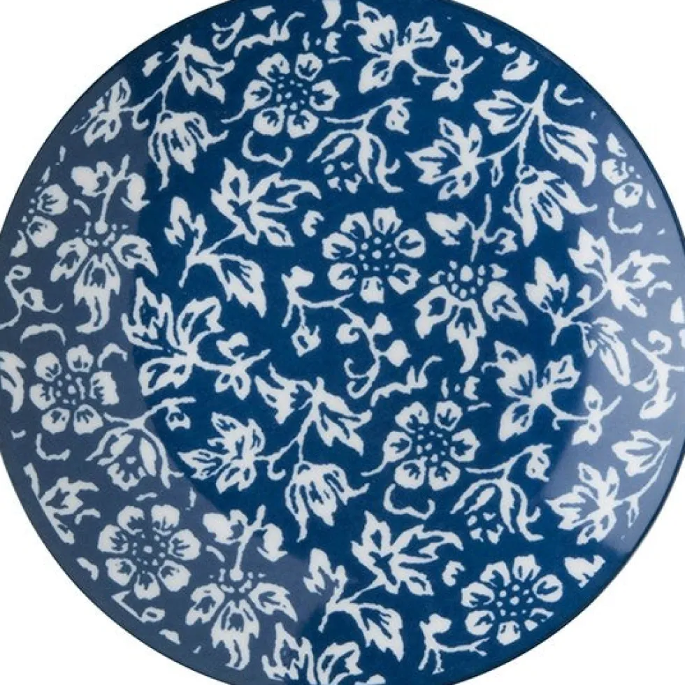 Laura Ashley petit four bord Alyssa blauw D 12 H 1,7 cm