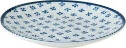 Laura Ashley petit four bord Fleur blauw D 12 H 1,7 cm