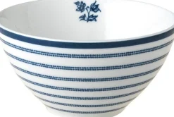 Laura Ashley schaal Candy Stripe blauw D 9 H 4,7 cm