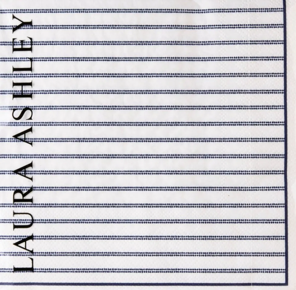 Laura Ashley servet Candy Stripe blauw 20 stuks
