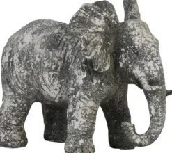 Light & Living beeld Elephant grijs 24 x 17 x 20,5 cm