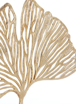 Light & Living beeld op voet Leaf goud 36 x 6 x 39 cm