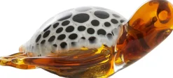 Light & Living beeld Turtle bruin 16 x 15 x 7 cm