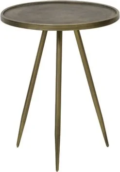 Light & Living bijzettafel Envira goud 39,5 x 39,5 x 50,5 cm