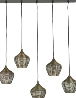 Light & Living hanglamp Alvaro brons 100 x 20 x 122 cm