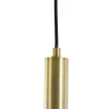 Light & Living hanglamp Lekar grijs / goud D 16 H 26 cm