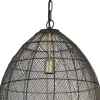 Light & Living hanglamp Meya zwart D 40 H 53 cm