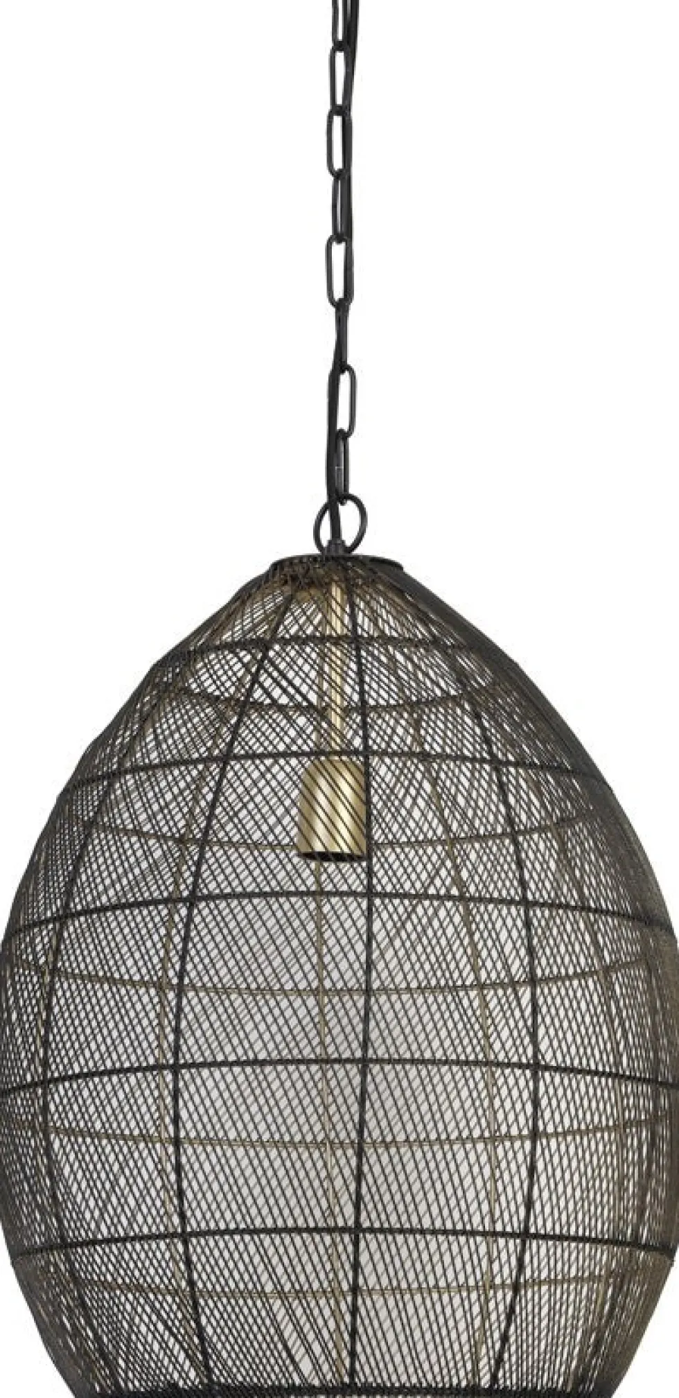 Light & Living hanglamp Meya zwart D 40 H 53 cm