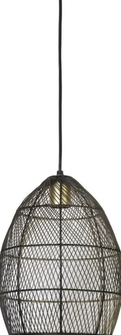 Light & Living hanglamp Meya zwart D 23 H 31 cm