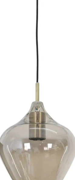 Light & Living hanglamp Rakel grijs D 20 H 21,5 cm