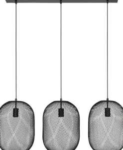Light & Living hanglamp Reiley zwart 101 x 29 x 120 cm