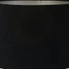 Light & Living lampenkap Velours zwart D 20 H 15 cm