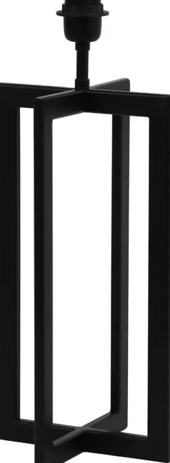 Light & Living lampenvoet Mace zwart 21 x 21 x 46 cm