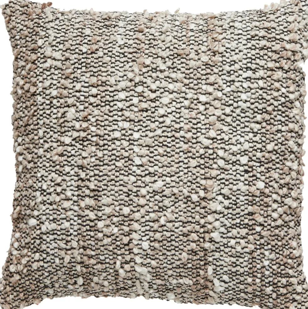 Light & Living sierkussen Mezoki bruin 45 x 45 cm