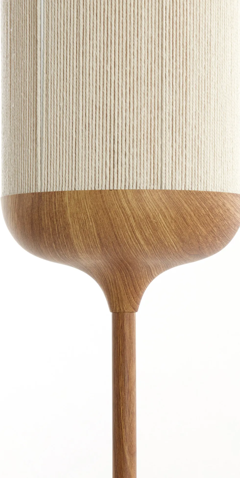 Light & Living vloerlamp Dania wit / naturel D 23 H 159 cm