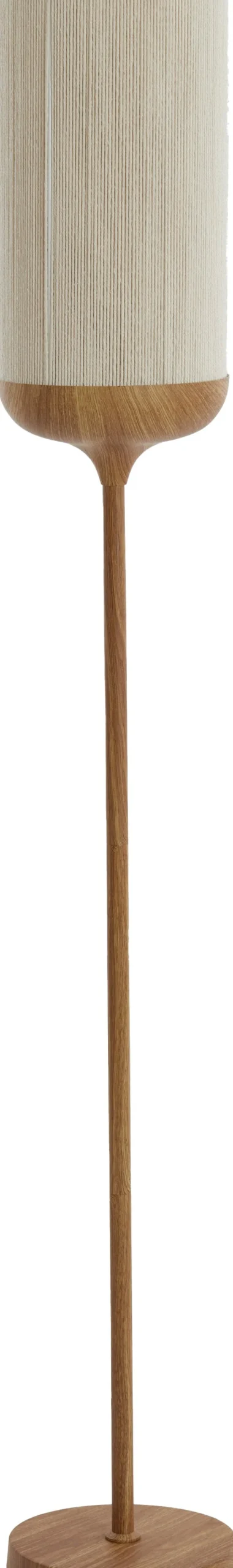 Light & Living vloerlamp Dania wit / naturel D 23 H 159 cm
