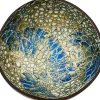 Likes Shopping decoratieschaal Coconut Bowl blauw / goud 15 x 13 x 6 cm