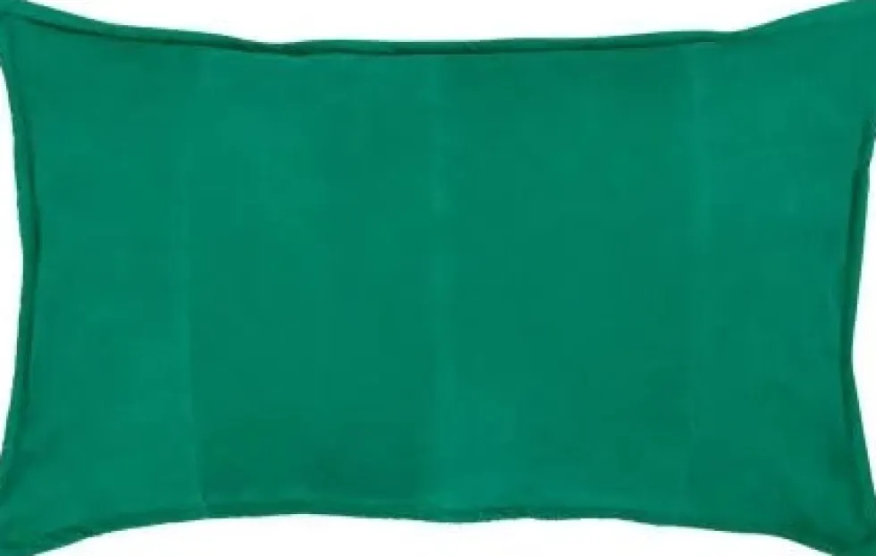 Linen & More sierkussen Bobbi groen 30 x 50 cm