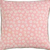 Linen & More sierkussen Daisy roze 50 x 50 cm