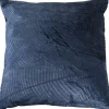 Linen & More sierkussen Davina blauw 45 x 45 x 10 cm