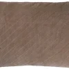 Linen & More sierkussen Kane taupe 40 x 60 x 10 cm