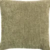 Linen & More sierkussen Queen groen 45 x 45 cm