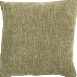 Linen & More sierkussen Queen groen 45 x 45 cm