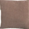 Linen & More sierkussen Queen taupe 45 x 45 cm