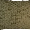 Linen & More sierkussen Russo groen 40 x 50 x 8 cm