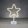 Luca Lighting tafellamp ster geel 20 x 8,5 x 29,5 cm