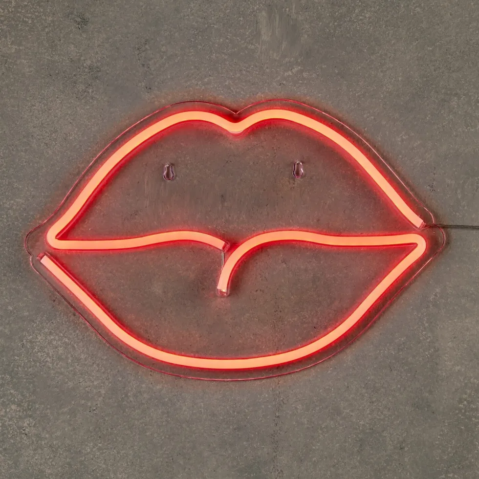 Luca Lighting wandlamp Chuck neon rood 40 x 28 x 5 cm