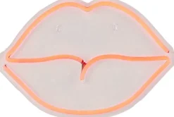 Luca Lighting wandlamp Lippen rood 40 x 1,5 x 28 cm