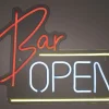 Lumineo wandlamp Bar Open rood / geel 40 x 30 x 1,6 cm