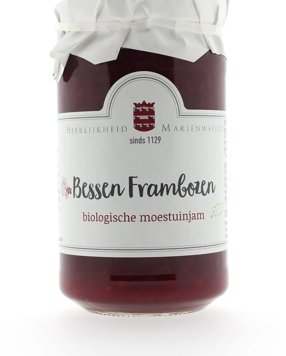 Mariënwaerdt bio moestuinjam bessen framboos 270 g