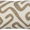 Mars & More sierkussen Breeze bruin / wit 30 x 50 cm
