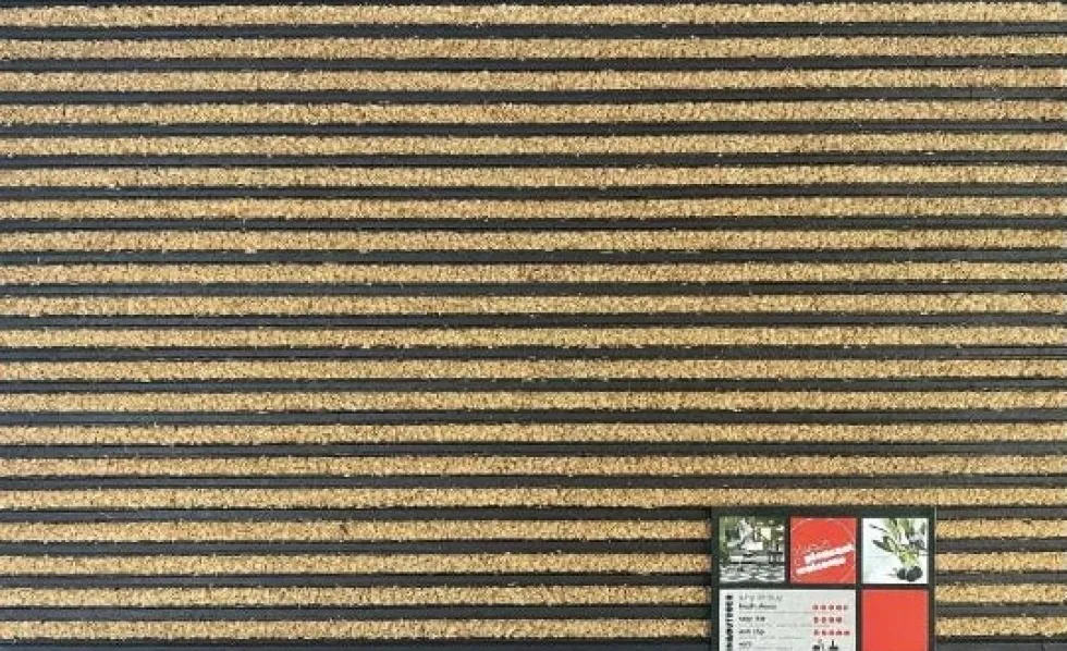 MD Entree kokosmat target naturel 75 x 45 x 0,6 cm